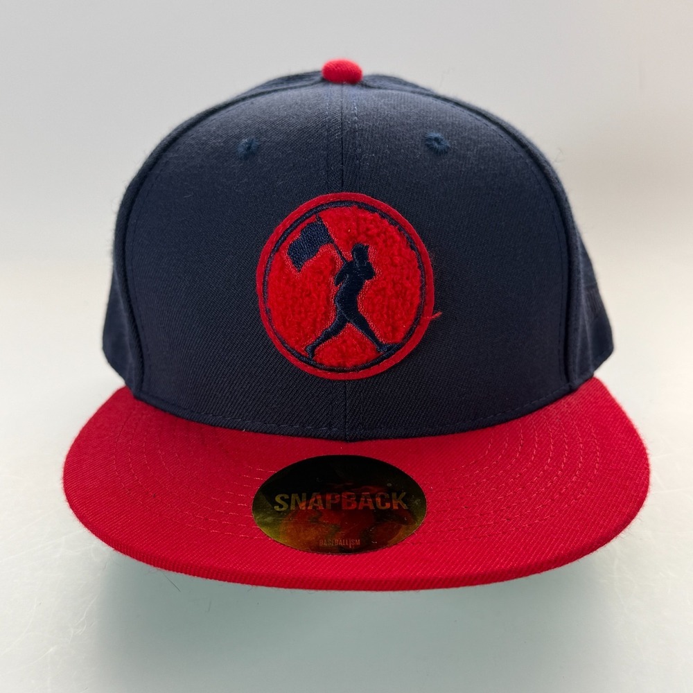 BASEBALLISM Boston Limited Edition Flag Man Chenille Patch Cap Giveaway Snapback